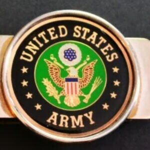 Metal Money Clip United States Army Military Collectible